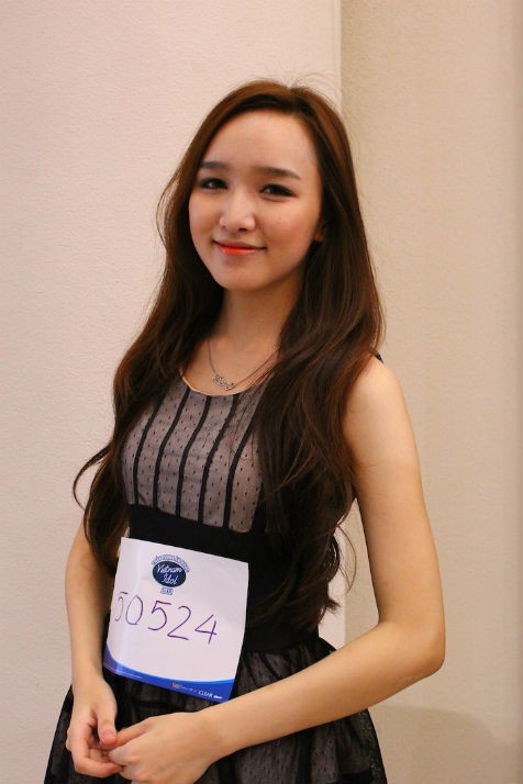Cao Thanh Thảo My tại vòng Thử giọng cuộc thi Vietnam Idol 2012.